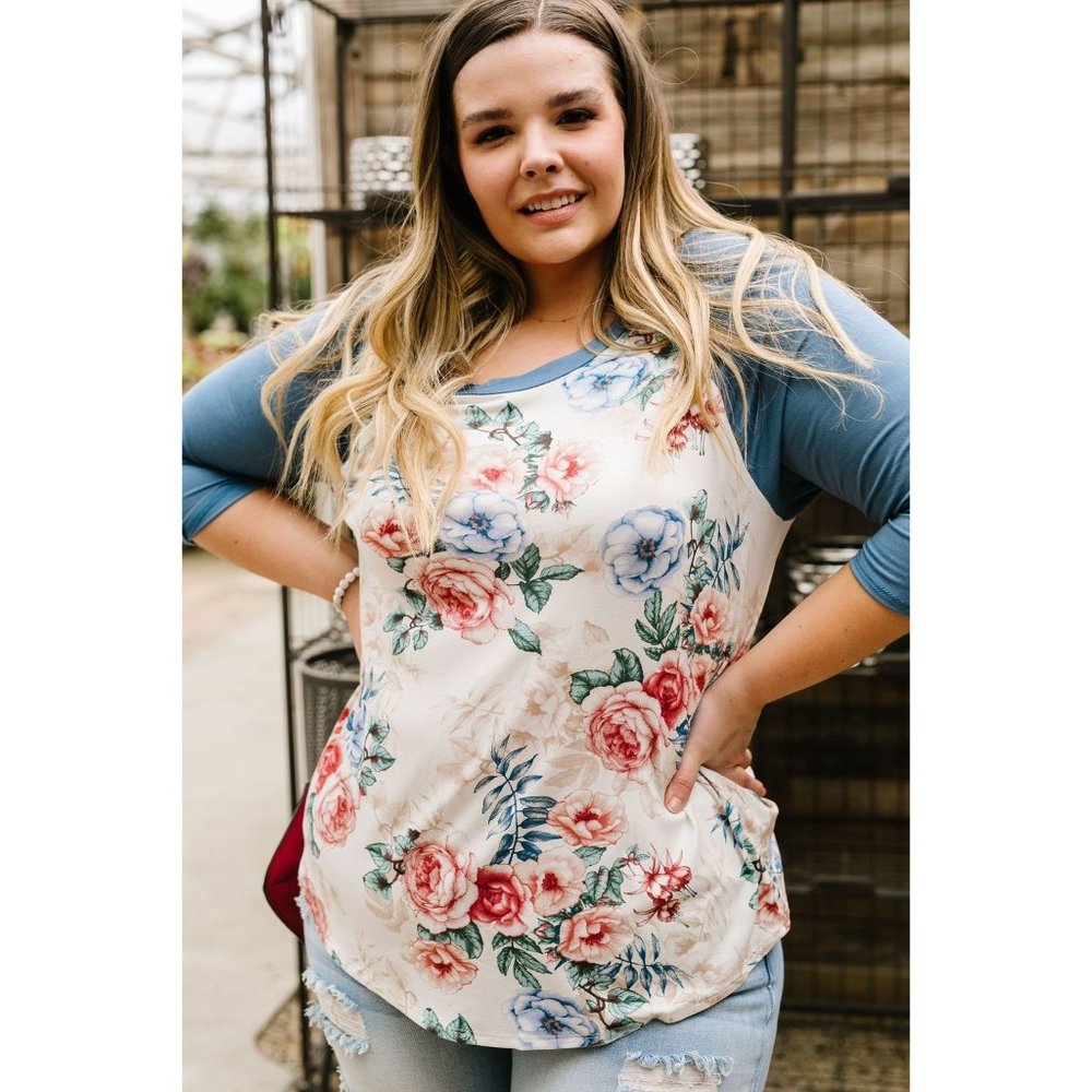 Rose Raglan Top - Picture 10 of 11